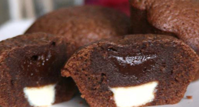 Soufflés surprises aux 2 chocolats