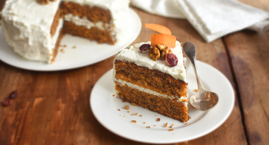 Carrot Cake à la Chantilly Vanillée