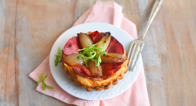 Tatin d'échalotes & Magrets fumés au poivre de Sichuan