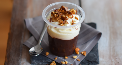 Le Viennois Chocolat et son topping granola aux pépites de chocolat