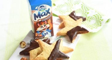 Lactel Max chocolat & ses biscuits étoilés