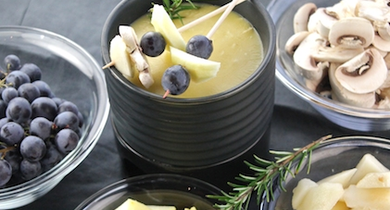 Fondue au camembert Président 