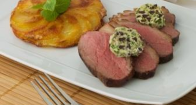 Magret de canard sauce au camembert