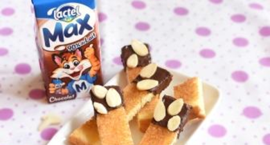 Lactel Max au chocolat et ses briochettes chocolatées