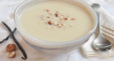 Velouté de panais à la vanille et aux noisettes