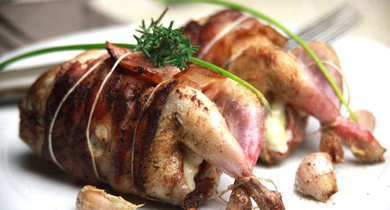 Cailles farcies au Palet de Brebis Lou Pérac