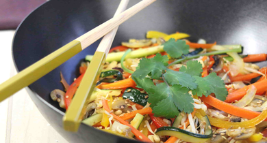 Légumes sautés au wok