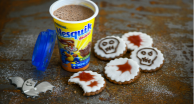 Nesquik shake et ses biscuits sanglants