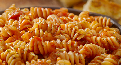 Fusillis Sauce Onctueuse aux Tomates et Rondelé Nature