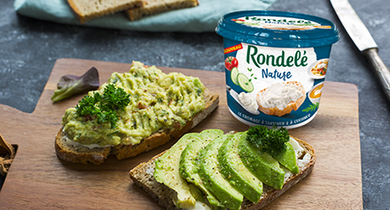 Toast Avocat twisté au Rondelé Nature