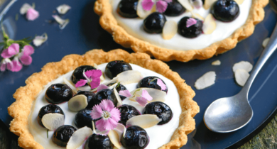 Tartelettes Amandines aux Myrtilles