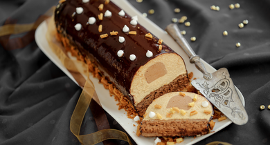 Bûche de Noël glacée Président 