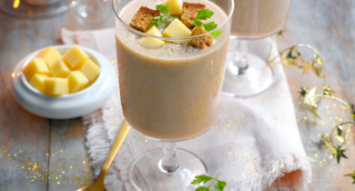 Velouté de Panais, Mouillettes de Comté Président & Pain d'Epices