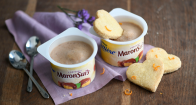 Petits Cœurs sablés à l'Orange et MaronSui's