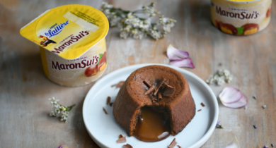 Coeurs fondants au MaronSui's La Laitière 