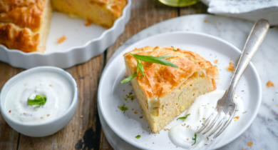 Tourte au Saumon et YAOS Simplissime