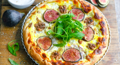 Quiche Chèvre-Figues-Noix YAOS