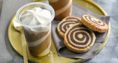 Le Viennois Mousse Café et ses biscuits Tourbillon