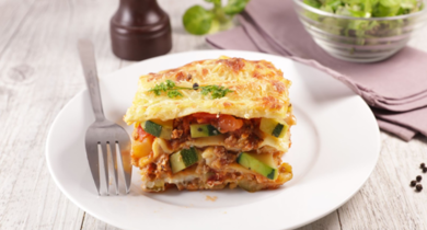 Recette de lasagnes aux courgettes et au chèvre