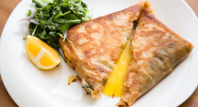 recette de brick thon, oeuf, et fromage !