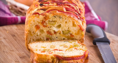 cake poivron chorizo