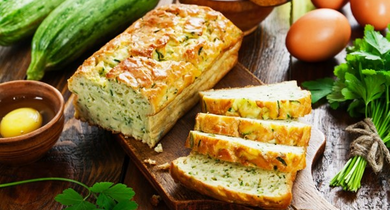 Recette cake aux courgettes et au Parmesan