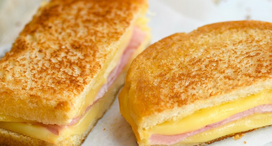 Croque-Monsieur aux Tranches de Chaussée aux Moines 