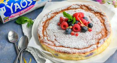 Gâteau Nuage au YAOS et Fruits Rouges