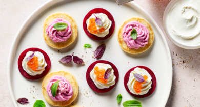 Amuse-bouches betterave & Labné 