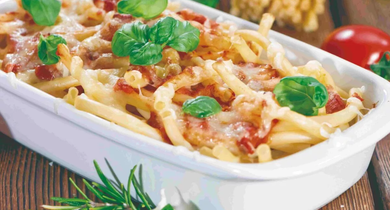 Gratin de pâtes simplissime