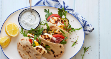 Pitas gourmandes au Halloumi AOP Salakis 