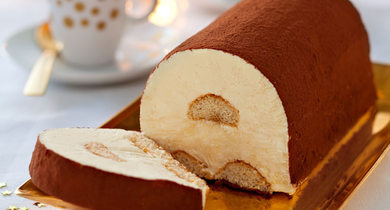 Bûche de Tiramisu glacé Galbani
