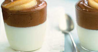 Blanc Manger façon Poire Belle Hélène