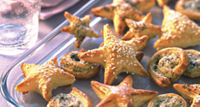 Bouchées Feuilletées au Gorgonzola Galbani et aux 2 graines