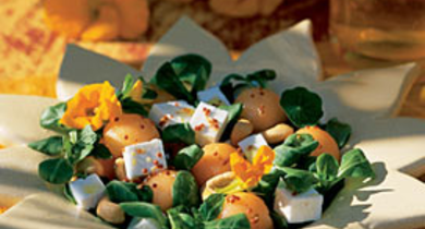 Bouquet estival au fromage de brebis Salakis