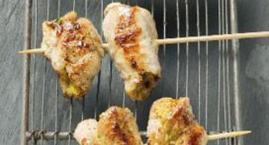 Brochettes de Dinde aux Pépites de Noix de Coco