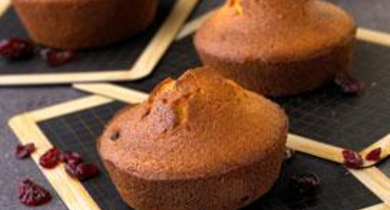 Cake au maïs et cranberries