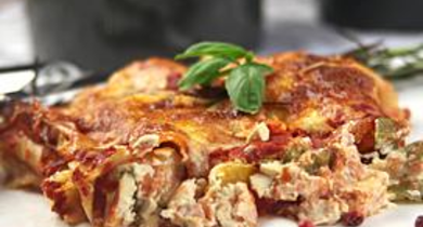 Cannellonis au saumon et au poivron