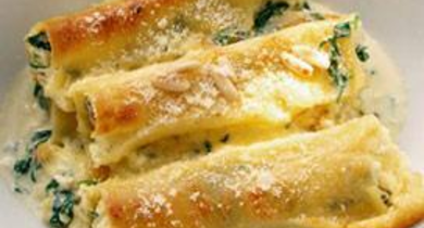 Cannellonis aux Epinards et aux Petits Chèvres