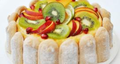 Charlotte aux fruits exotiques Président 