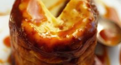 Cheesecake individuels au caramel