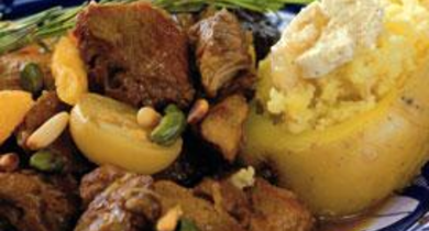 Confit d'agneau aux fruits secs