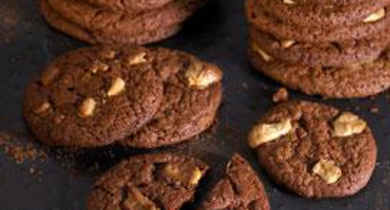 Cookies au chocolat noir et blanc