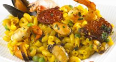 Coquillettes façon paëlla