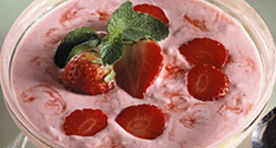 Coupe de Fraises à la Mousse de Mascarpone