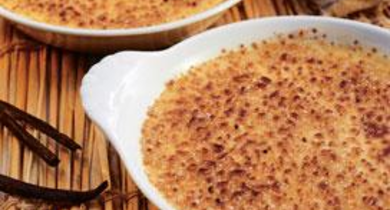 Crème brûlée à la vanille