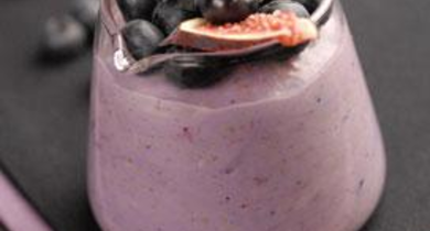 Crème de figues-myrtilles