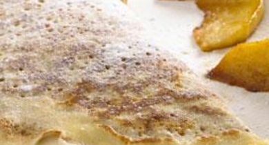 Crêpe soufflée au calvados