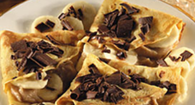 Crêpes à la Banane et Ricotta