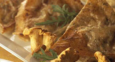 Crêpes aux champignons